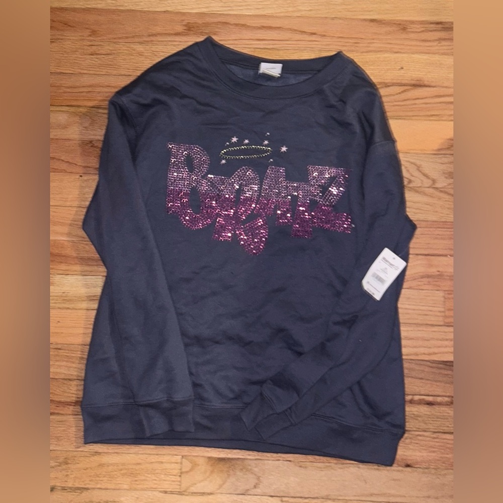 Grey bedazzled BRATZ sweatshirt